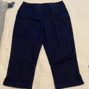 Navy Westbound Capris